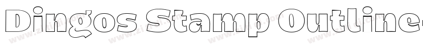Dingos Stamp Outline字体转换 Dingos Stamp Outline字体转换